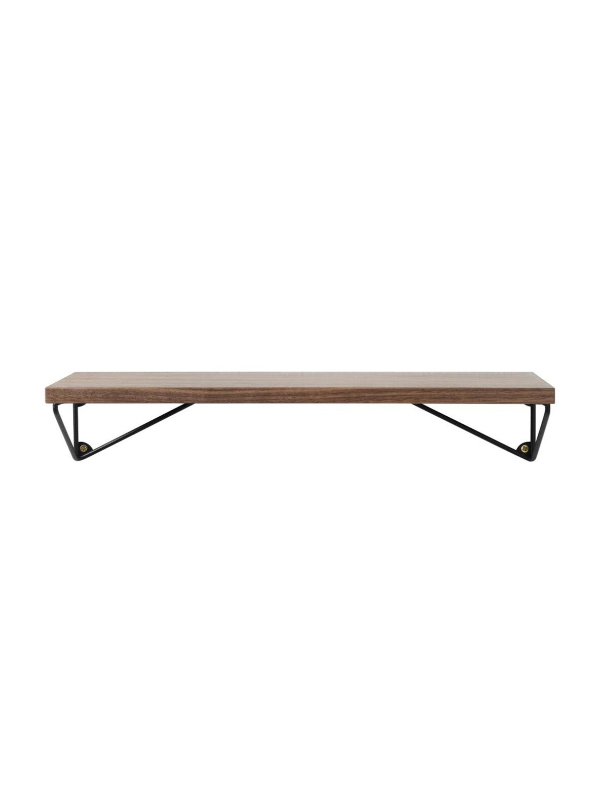 Pythagoras xs -seinähylly walnut/black