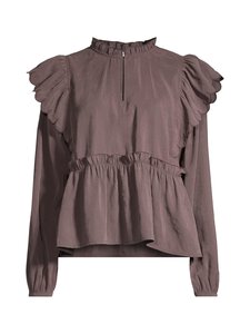 SECOND FEMALE - Terra Frill -pusero - 6021 CHOCOLATE PLUM | Stockmann