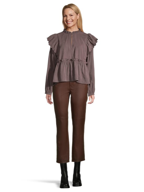 SECOND FEMALE - Terra Frill blūze - 6021 CHOCOLATE PLUM | Stockmann - photo 2
