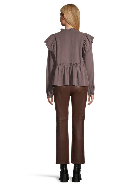 SECOND FEMALE - Terra Frill blūze - 6021 CHOCOLATE PLUM | Stockmann - photo 3