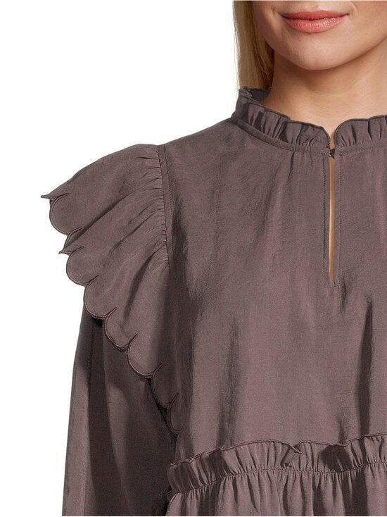 SECOND FEMALE - Terra Frill blūze - 6021 CHOCOLATE PLUM | Stockmann - photo 4