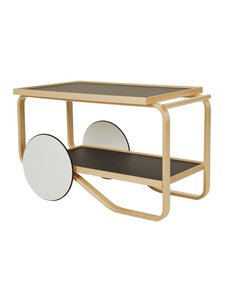 Artek - Tarjoiluvaunu 901 - KOIVU,MUSTA | Stockmann