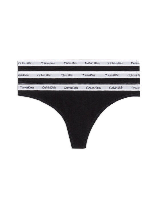Calvin Klein Underwear - Thong biksītes 3-gab. - UB1 BLACK /BLACK /BLACK | Stockmann - photo 1