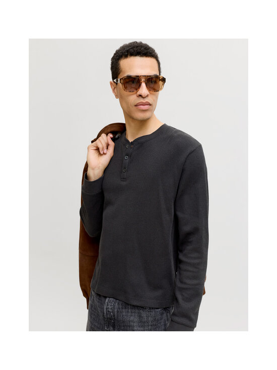 Jack & Jones - JorNorrebro Henley -paita - BLACK | Stockmann - photo 6