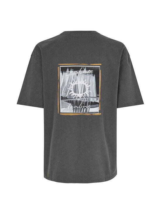 Samsoe Samsoe - Sagergei t-paita - CLR002661 BLACK TANLINE | Stockmann - photo 2