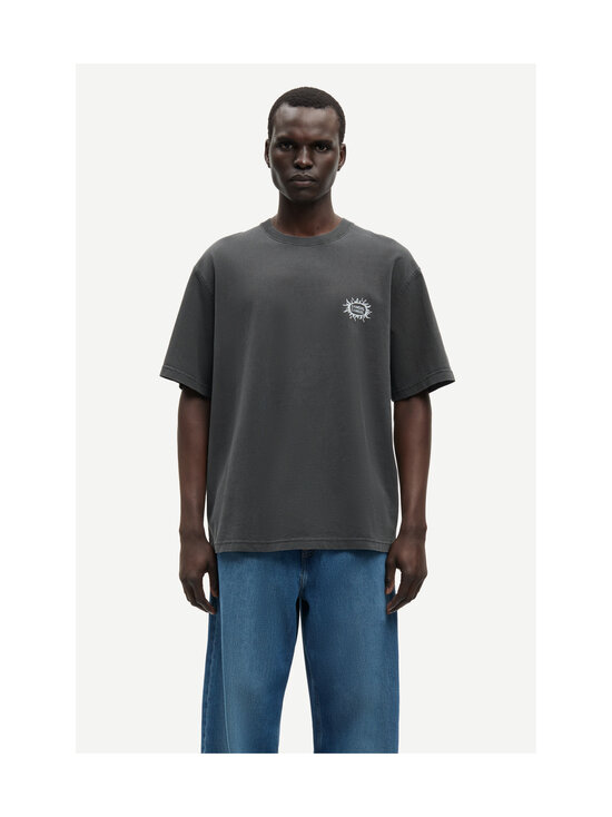 Samsoe Samsoe - Sagergei t-paita - CLR002661 BLACK TANLINE | Stockmann - photo 5