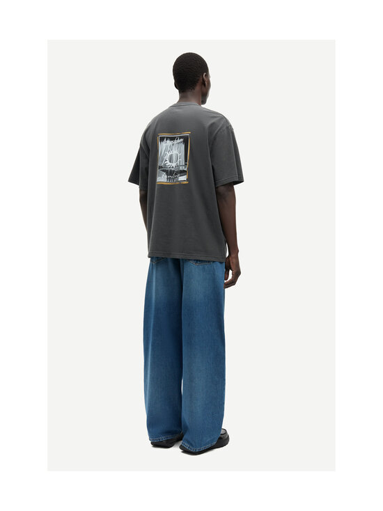 Samsoe Samsoe - Sagergei t-paita - CLR002661 BLACK TANLINE | Stockmann - photo 6