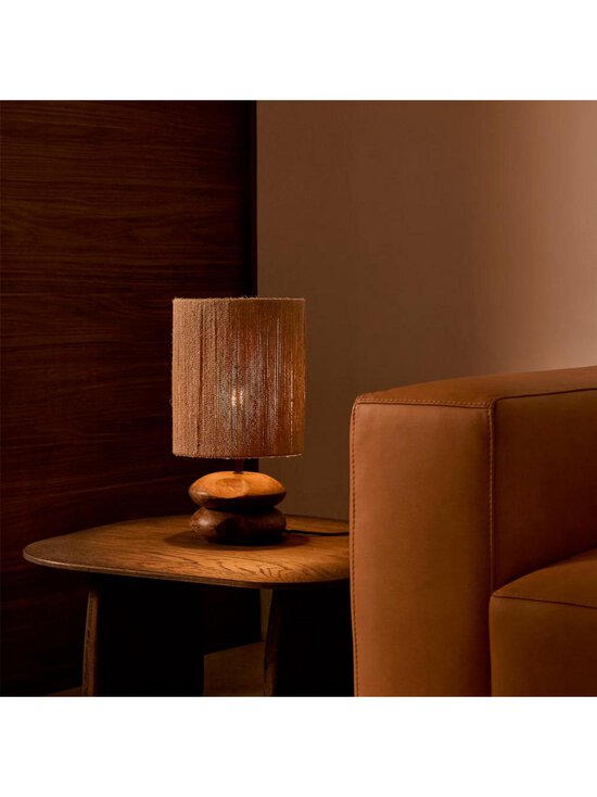 Kave Home - Kor-pöytävalaisin K 43 cm juutti / akaasia - BROWN | Stockmann - photo 5