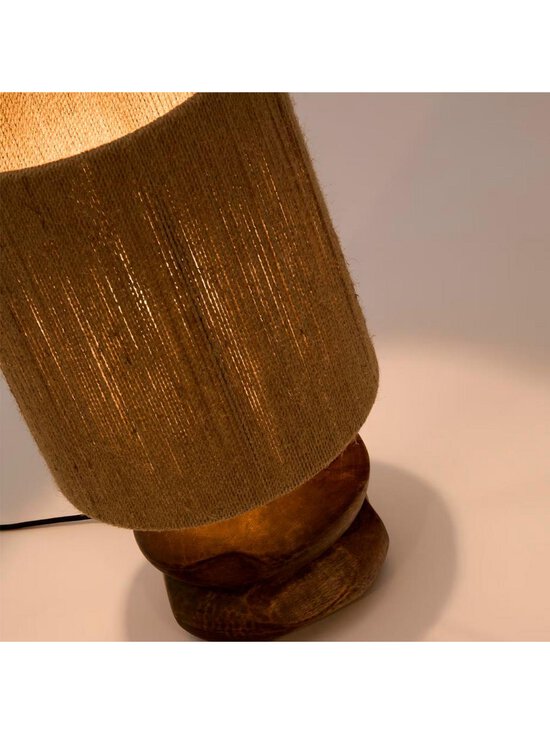 Kave Home - Kor-pöytävalaisin K 43 cm juutti / akaasia - BROWN | Stockmann - photo 4