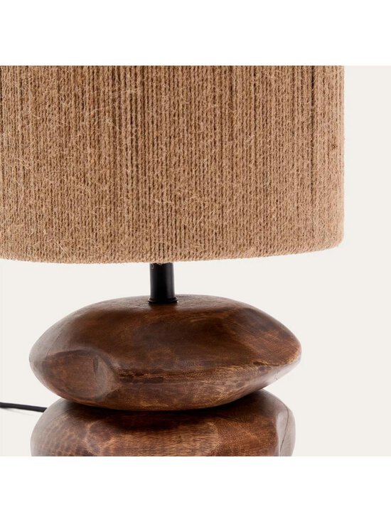 Kave Home - Kor-pöytävalaisin K 43 cm juutti / akaasia - BROWN | Stockmann - photo 2