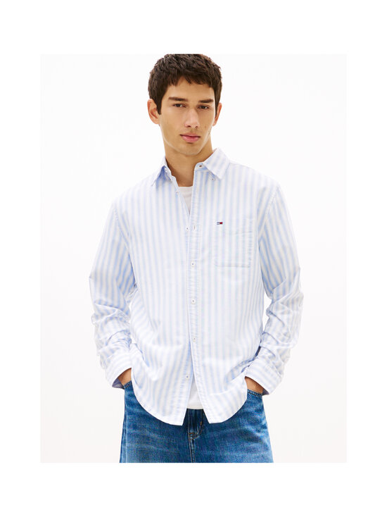 Tommy Jeans - Regular Stripe Oxford krekls ar apkakli - C38 BLUE TWILIGHT STRIPE | Stockmann - photo 4