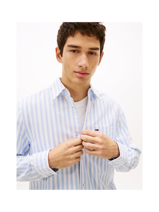 Tommy Jeans - Regular Stripe Oxford krekls ar apkakli - C38 BLUE TWILIGHT STRIPE | Stockmann - photo 5