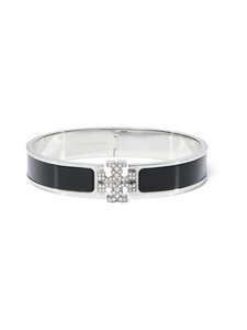Tory Burch - Käevõru Kira Enamel - TORY SILVER / BLACK / CRYSTAL | Stockmann
