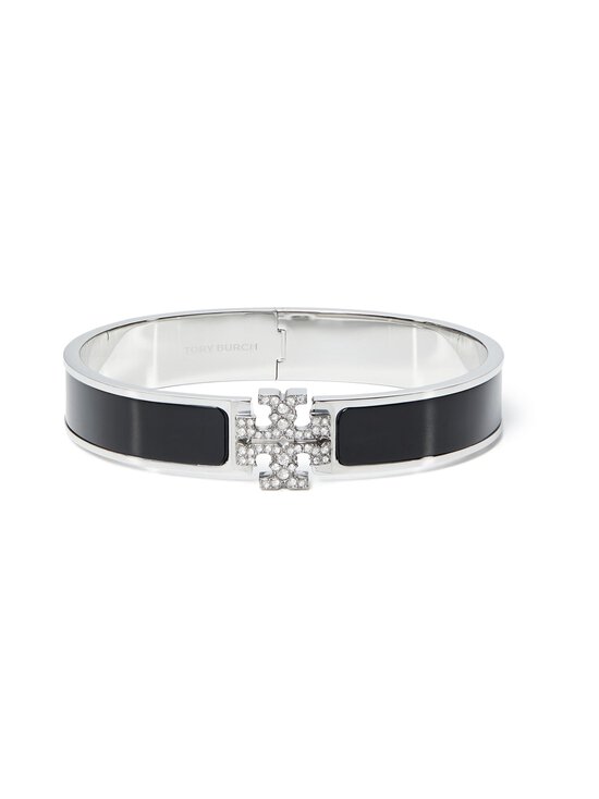 Tory Burch - Käevõru Kira Enamel - TORY SILVER / BLACK / CRYSTAL | Stockmann - photo 1