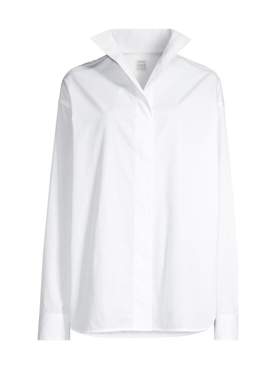 TOTEME - Sharp-popliinipaita - WHITE | Stockmann - photo 1