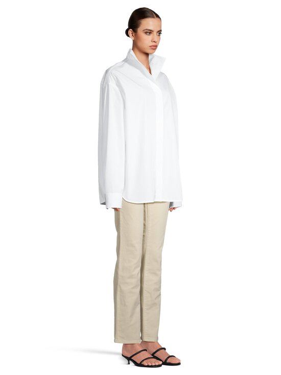TOTEME - Sharp-popliinipaita - WHITE | Stockmann - photo 4