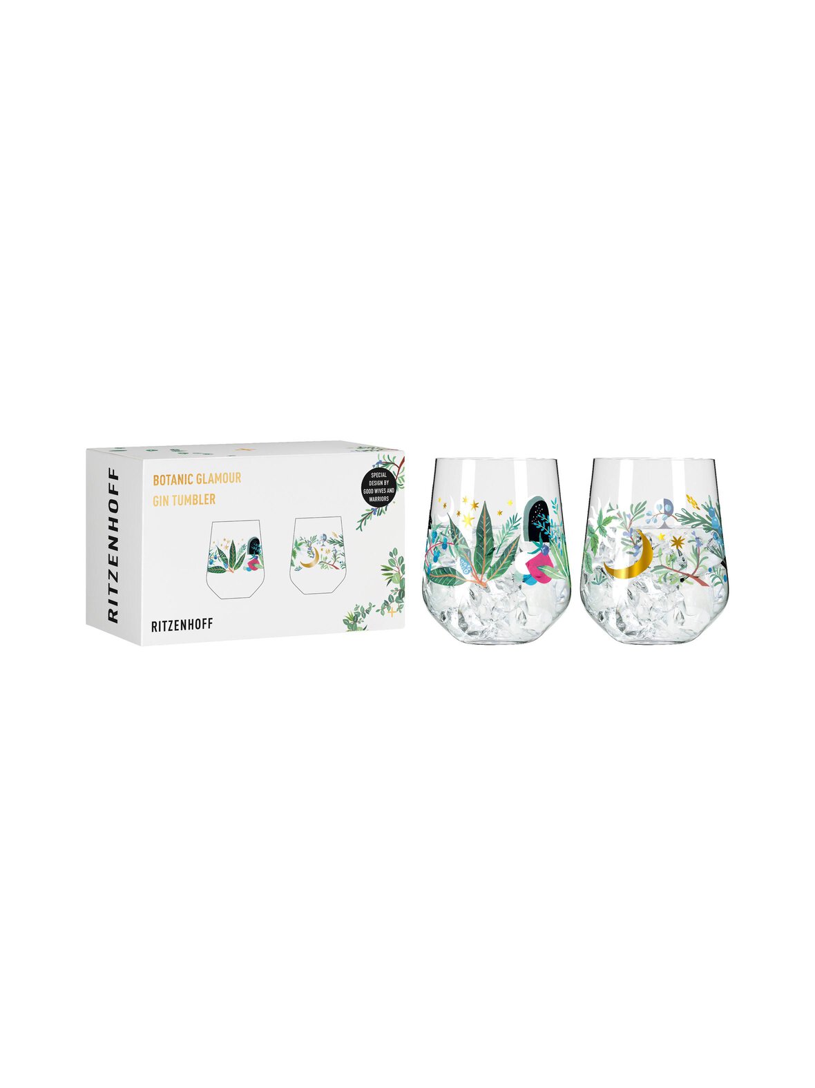 Ritzenhoff Botanic glamour gin -lasit 2 kpl