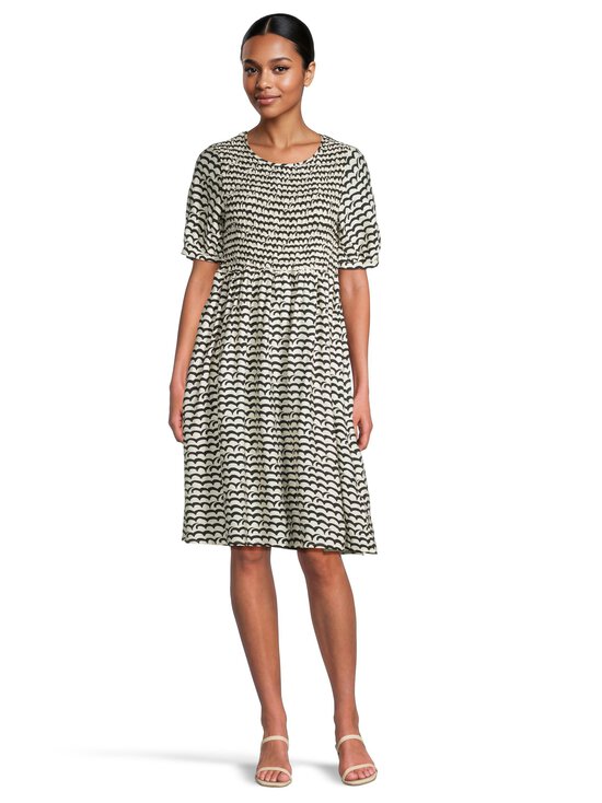 NOOM - Terttu-mekko - BLACK/OFFWHITE WAVE PRINT | Stockmann - photo 2