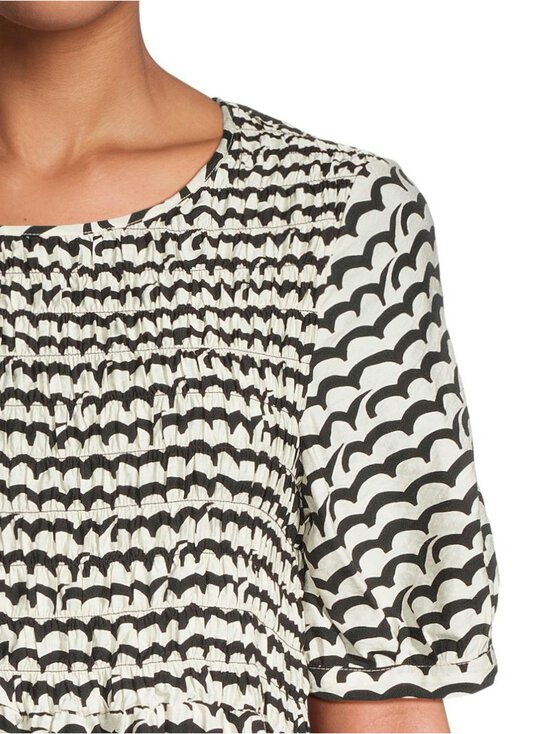 NOOM - Terttu-mekko - BLACK/OFFWHITE WAVE PRINT | Stockmann - photo 5