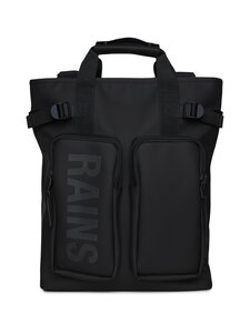 Rains - Texel Tote W3 - vedenkestävä reppu 22 l - 01 BLACK | Stockmann