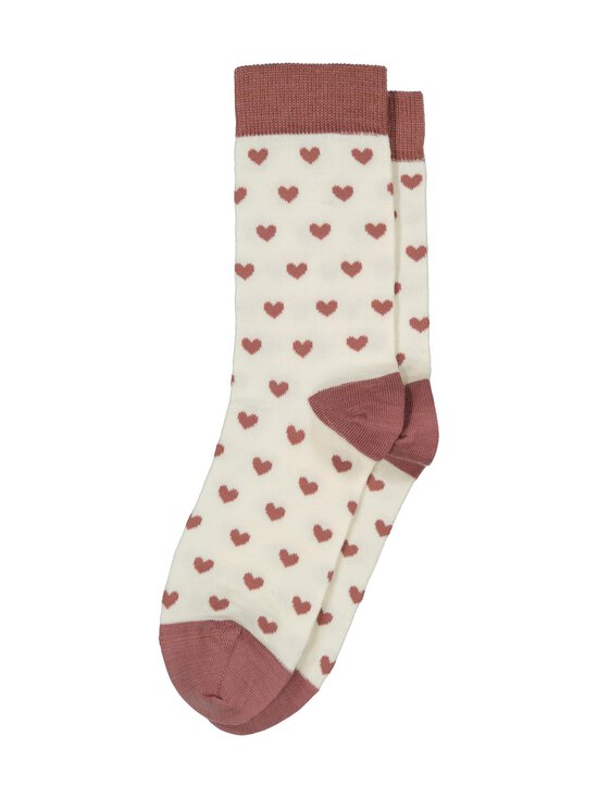 Sukkamestarit - Little Hearts -merinosukat - 110 OFF WHITE | Stockmann - photo 2