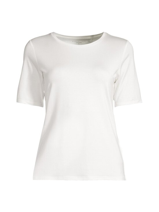 ESSENTIALS by Stockmann - Jade O-neck T-krekls - OFFWHITE | Stockmann - photo 1