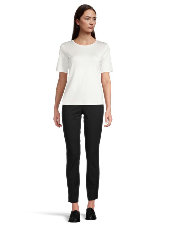 ESSENTIALS by Stockmann - Jade O-neck T-krekls - OFFWHITE | Stockmann - photo 2