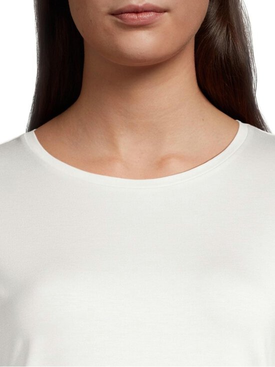 ESSENTIALS by Stockmann - Jade O-neck T-krekls - OFFWHITE | Stockmann - photo 4