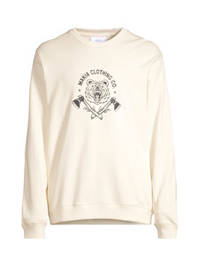 Makia - Kontio-collegepaita - 003 NATURAL WHITE | Stockmann