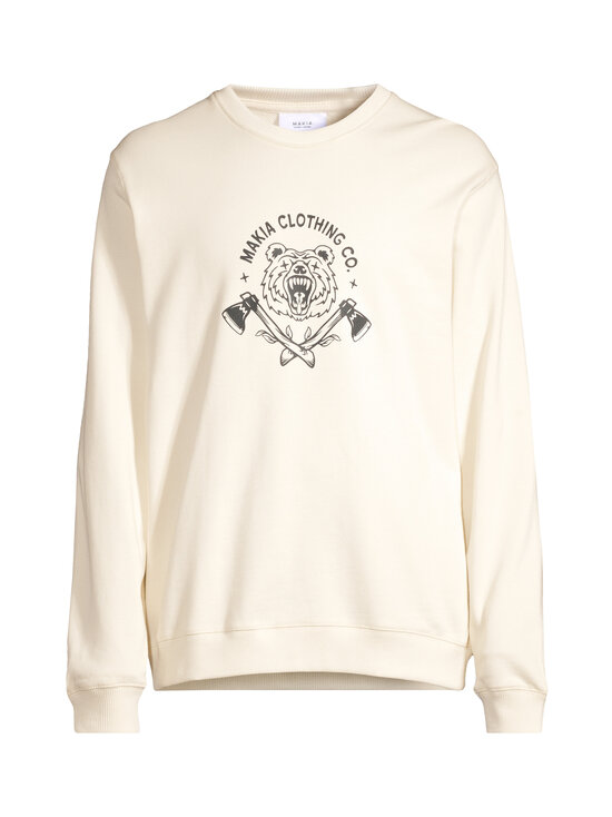 Makia - Kontio-collegepaita - 003 NATURAL WHITE | Stockmann - photo 1