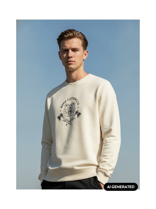 Makia - Kontio-collegepaita - 003 NATURAL WHITE | Stockmann - photo 5