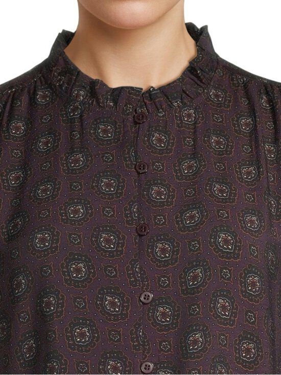 NOOM - Harmony-midimekko - AUBERGINE ORNAMENTAL PRINT | Stockmann - photo 4