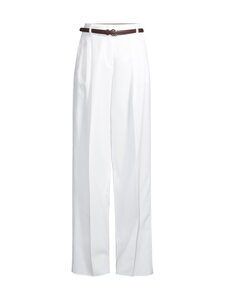 Max Mara Studio - MstDivo Long -housut - 001 WHITE | Stockmann