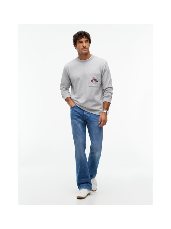 Tommy Hilfiger - Pluus Graphic Varsity Pocket - P01 LIGHT GREY HEATHER | Stockmann - photo 4