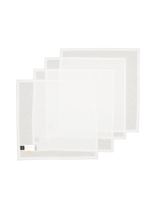 Casa Stockmann - Salvrätikud Gozo 45 x 45 cm, 4 tk - WHITE | Stockmann - photo 2