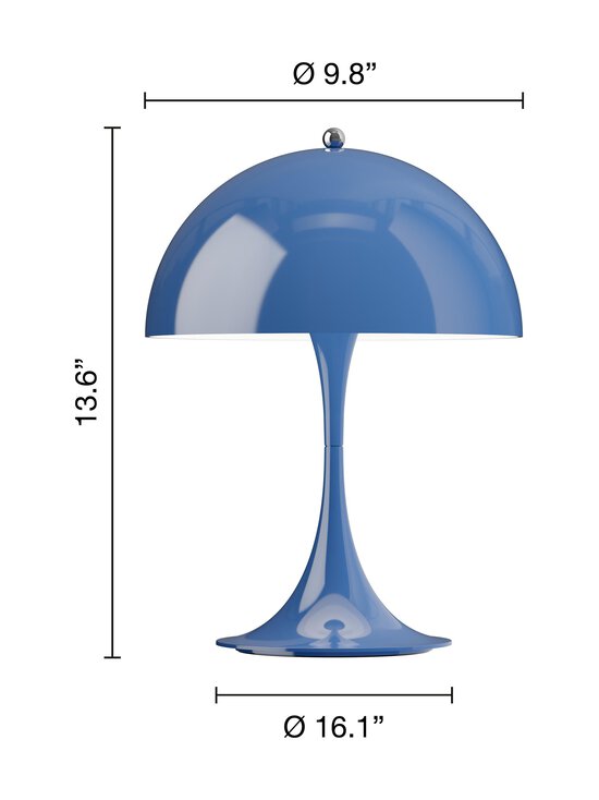 Louis Poulsen - Panthella 250 Portable Opaque -kannettava pöytävalaisin - OPAQUE INDIGO BLUE - photo 2 Louis Poulsen - Panthella 250 Portable Opaque -kannettava pöytävalaisin - OPAQUE INDIGO BLUE | Stockmann - photo 2