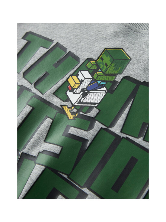 Name It - NkmJacks Minecraft Regular -collegepaita - GREY MELANGE | Stockmann - photo 3