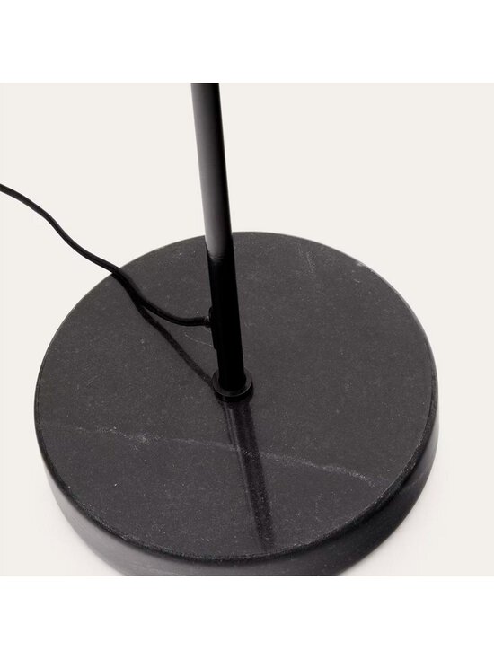 Kave Home - Sayra-lattiavalaisin musta metalli / musta marmori - BLACK | Stockmann - photo 3