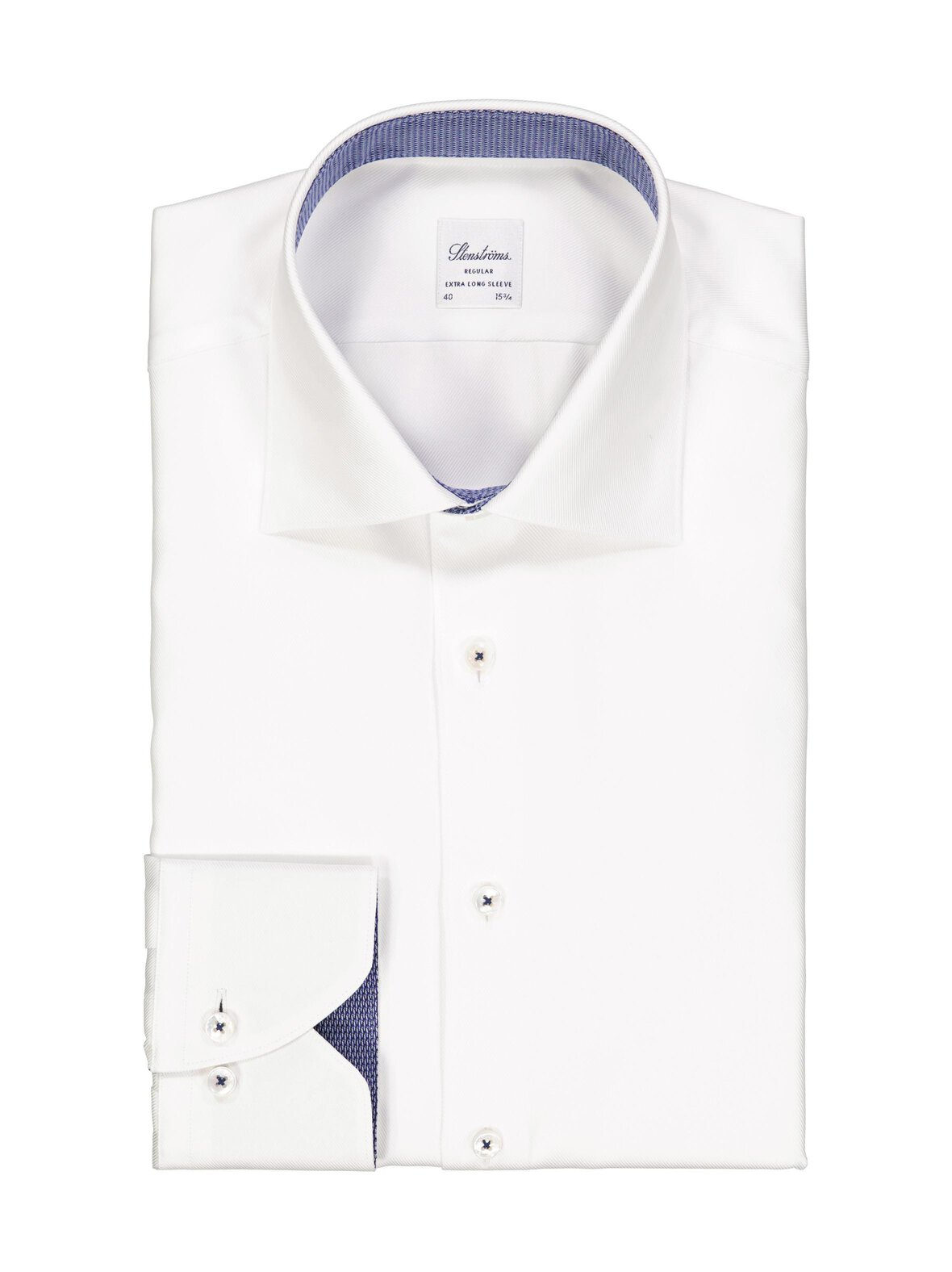 Regular Cuff Contrast -kauluspaita, erikoispitkät hihat