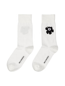 Marimekko - Kasvaa Unikko -sukat - 019 WHITE, BLACK | Stockmann