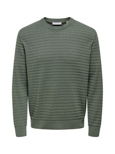 Only & Sons - OnsBerry Regular Crew -neule - CASTOR GRAY | Stockmann
