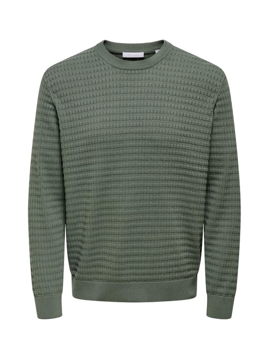 Only & Sons - OnsBerry Regular Crew -neule - CASTOR GRAY | Stockmann - photo 1