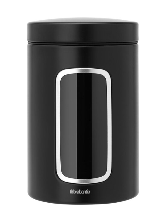 Brabantia - Window Canister -säilytyspurkki 1,4 l - MATT BLACK - photo 1 Brabantia - Window Canister -säilytyspurkki 1,4 l - MATT BLACK | Stockmann - photo 1