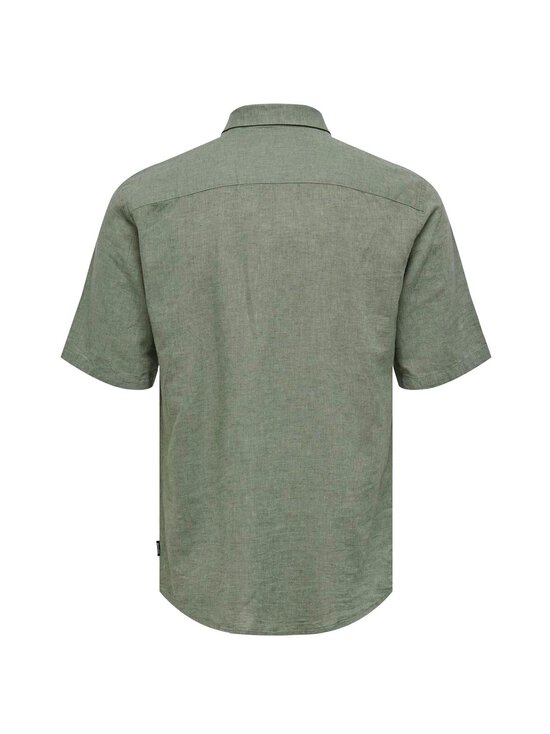 Only & Sons - OnsCaiden-kauluspaita pellavalla - SWAMP - photo 2 Only & Sons - OnsCaiden-kauluspaita pellavalla - SWAMP | Stockmann - photo 2