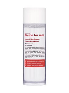 Recipe for men - Instant Recharge Cleansing Water attīrošais ūdens Recipe for men - Instant Recharge Cleansing Water attīrošais ūdens | Stockmann