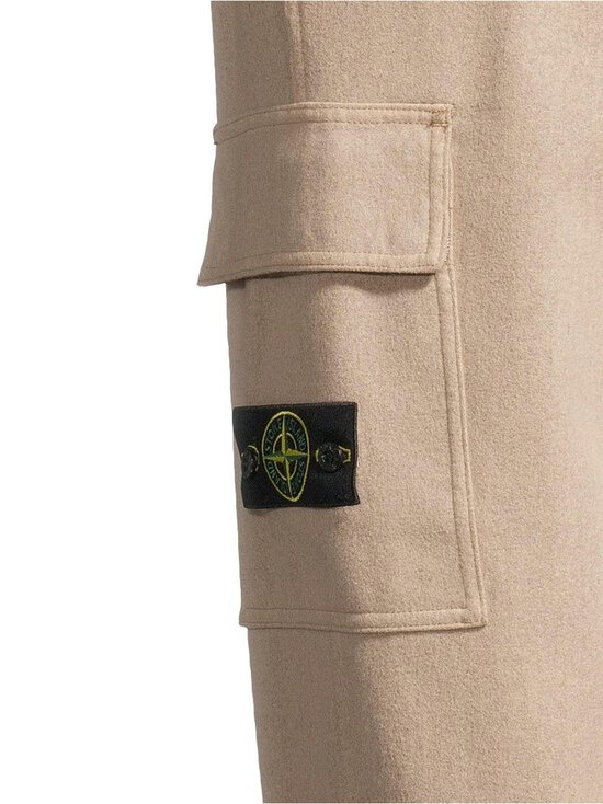 Stone Island - Wool Blend Cargo -housut - V0094 BISCUIT | Stockmann - photo 7