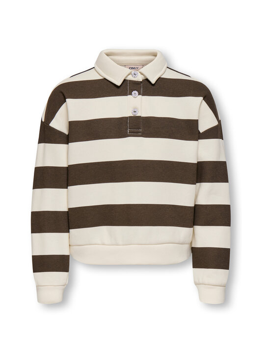 KIDS ONLY - KogSweat-pikeecollegepaita - BRACKEN STRIPES:TOFU | Stockmann - photo 1