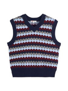 Levi's - Charlie V-neck -neuleliivi - 1435 ANICE GEO CHOCOLA | Stockmann