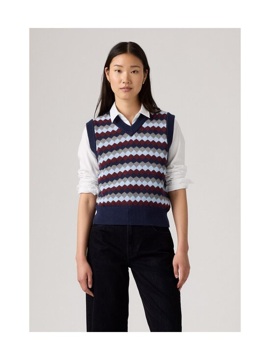 Levi's - Charlie V-neck -neuleliivi - 1435 ANICE GEO CHOCOLA - photo 2 Levi's - Charlie V-neck -neuleliivi - 1435 ANICE GEO CHOCOLA | Stockmann - photo 2
