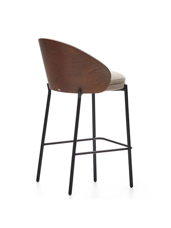 Kave Home - Eamy-baarituoli vaaleanruskea/ruskea K 65 cm - BEIGE | Stockmann - photo 4